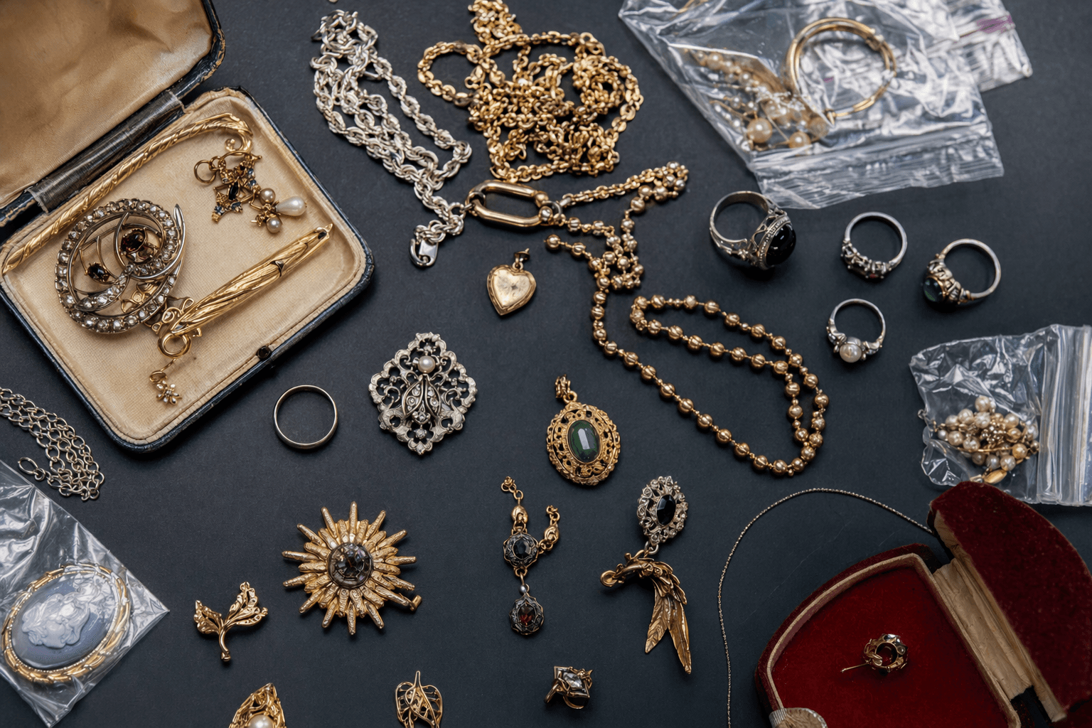 Washington auctions 3,500 unclaimed items, including gold and silver jewelry
