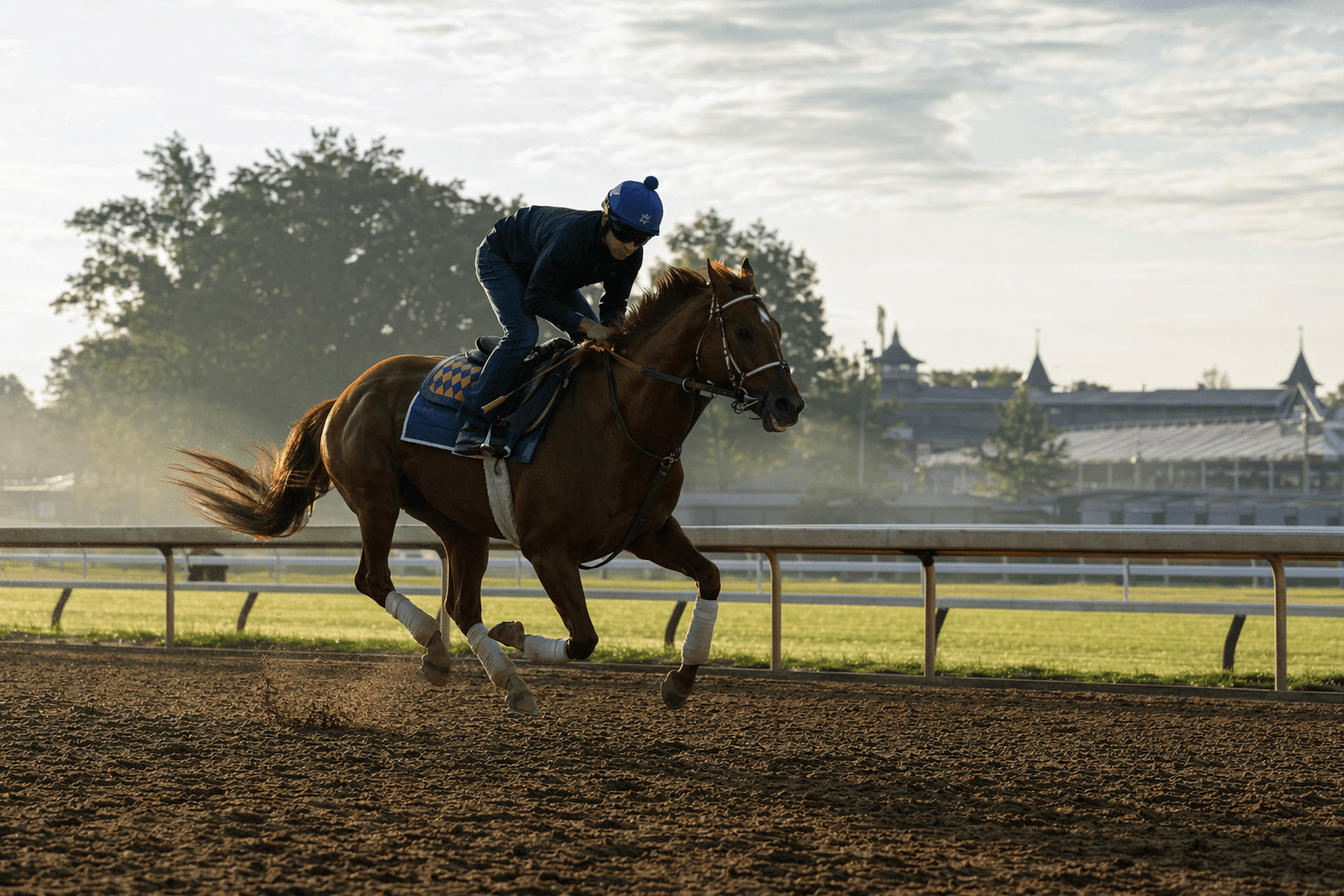 Mott stable stars highlight busy Saratoga worktab ahead of Belmont festival