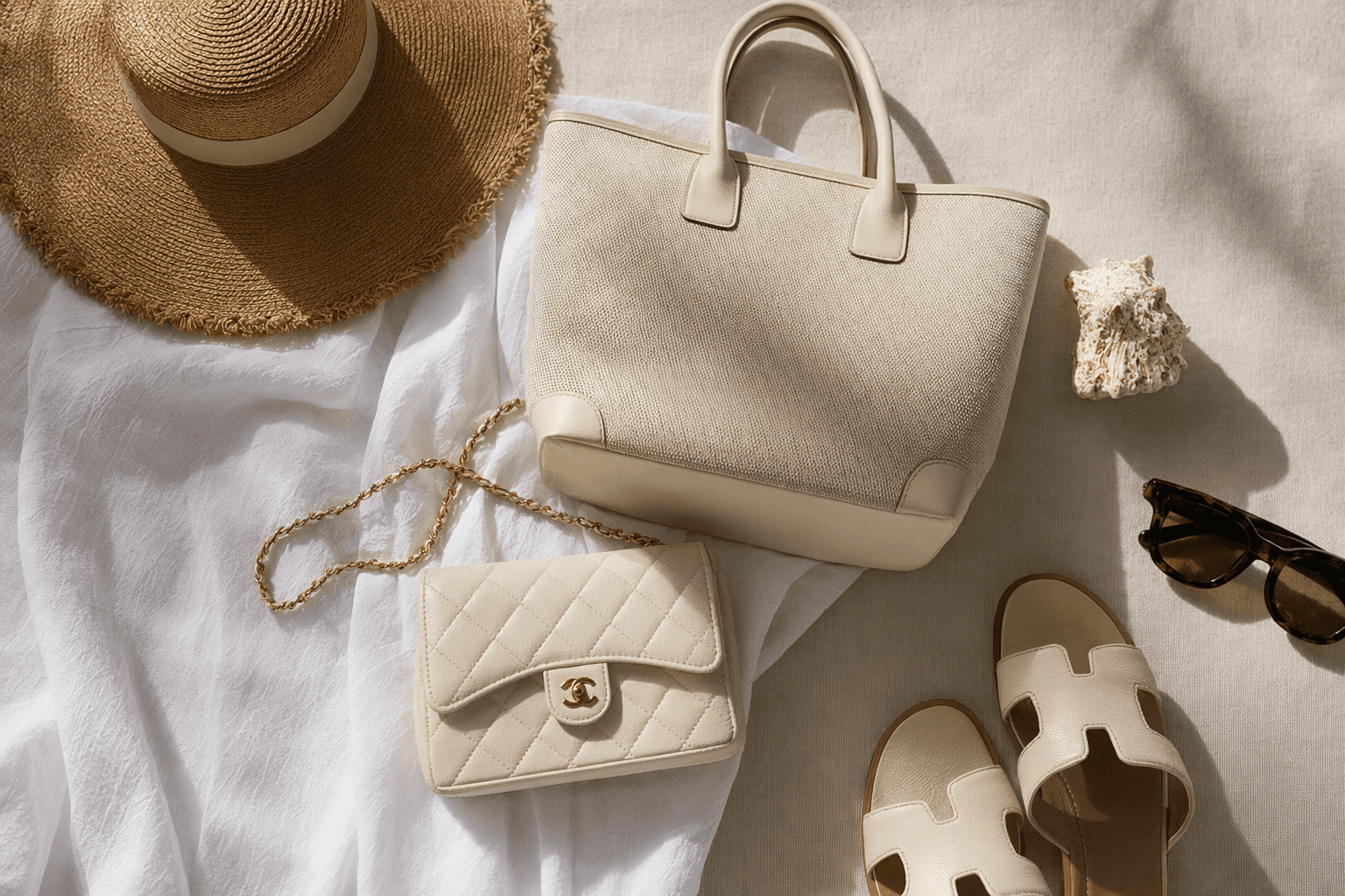 Ivory handbags become summer’s chicest coastal grandmother neutral