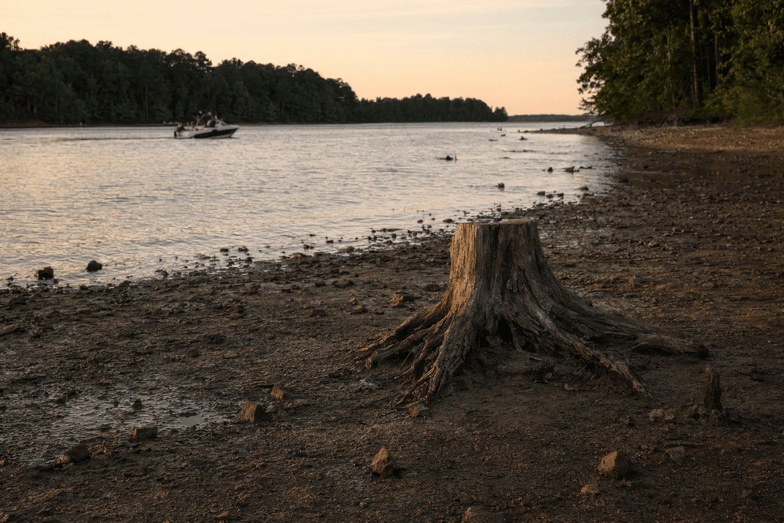 Low Falls Lake levels expose hazards, raise boating safety concerns