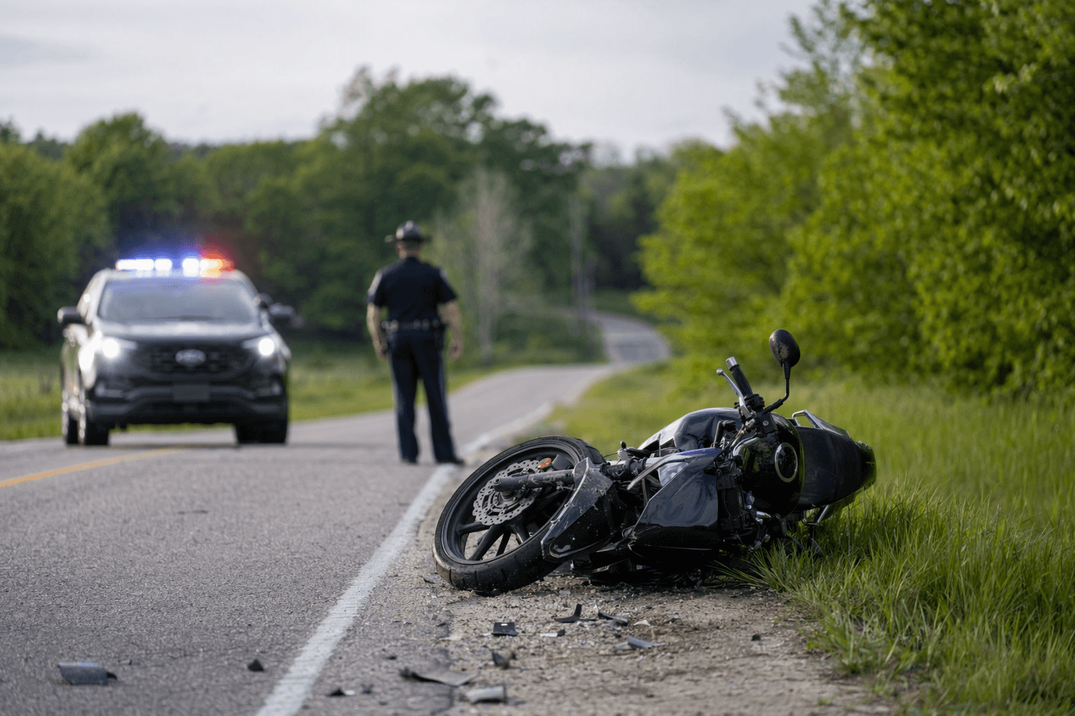 Jasper man arrested after motorcycle crash on Kellerville Road, police say