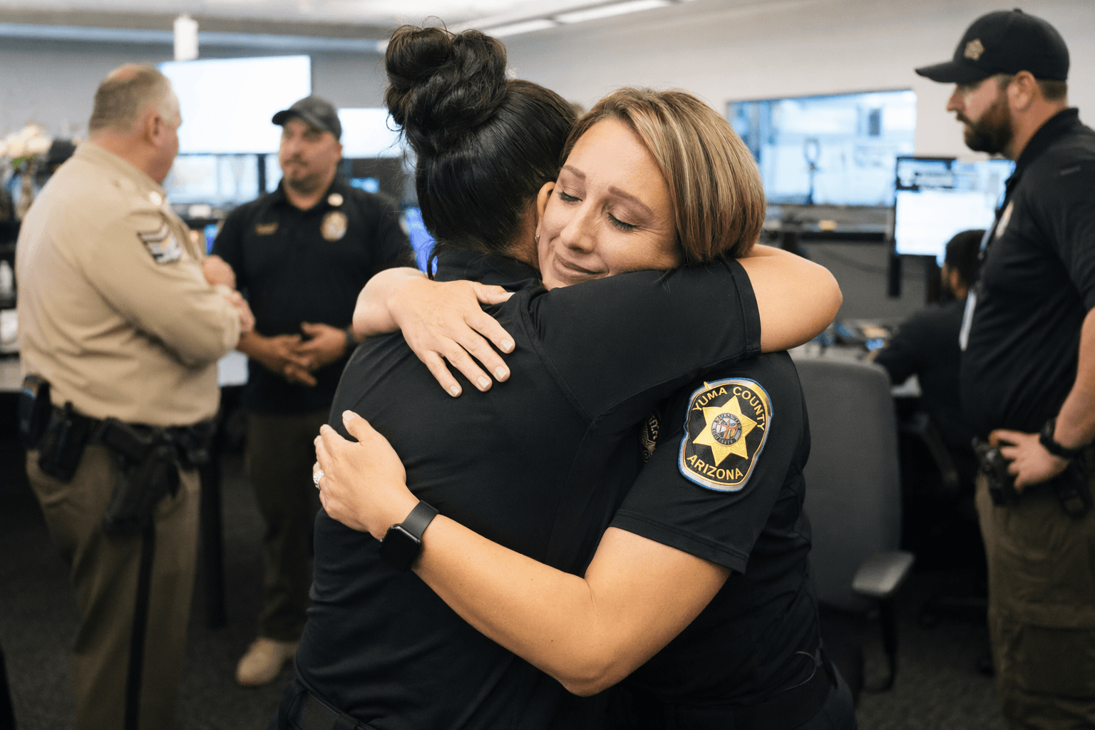 Yuma County dispatchers, deputies honored for saving toddler from drowning