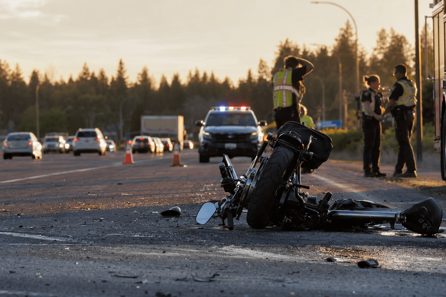 Motorcyclist injured, SH-41 blocked for two hours in Post Falls crash