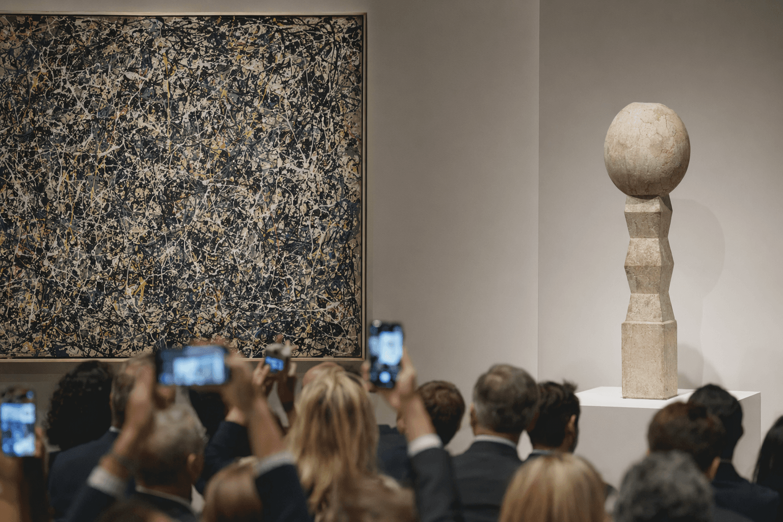 Pollock and Brancusi works shatter records in Newhouse sale