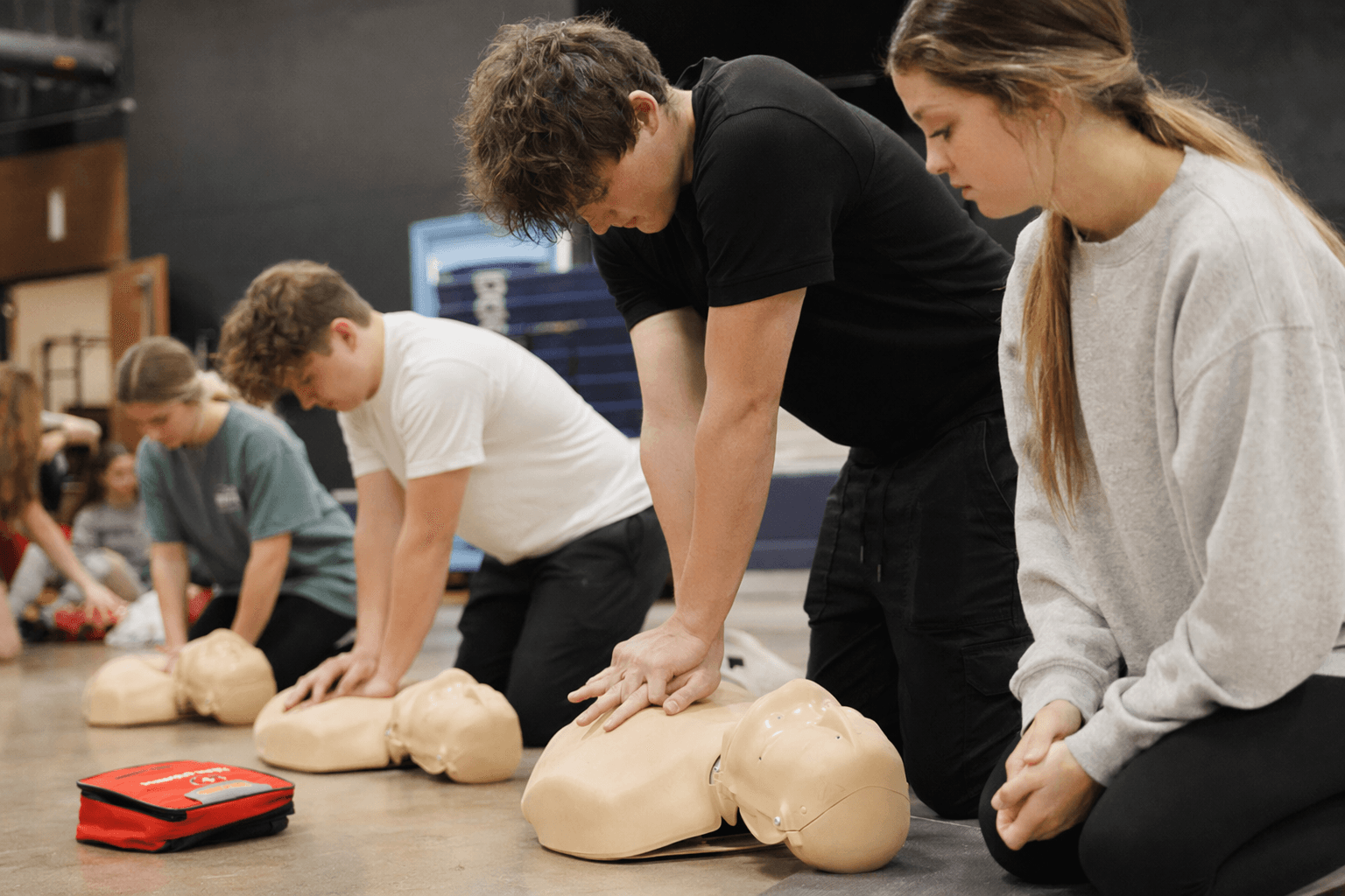 Owsley County High seniors earn CPR, AED and first aid certification