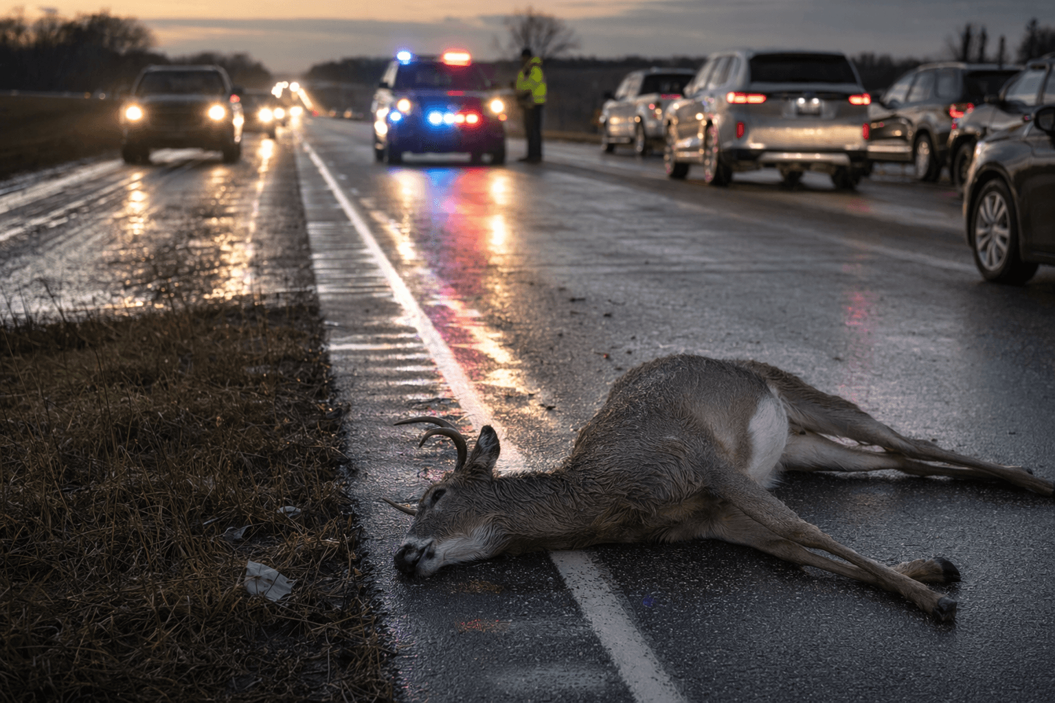 Becker man hurt in deer collision on I-94 near Fergus Falls