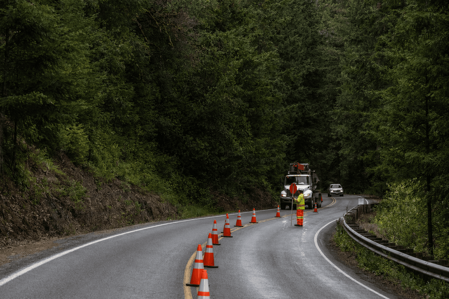 Long road work, lane restrictions set for Alderpoint Road in Southern Humboldt