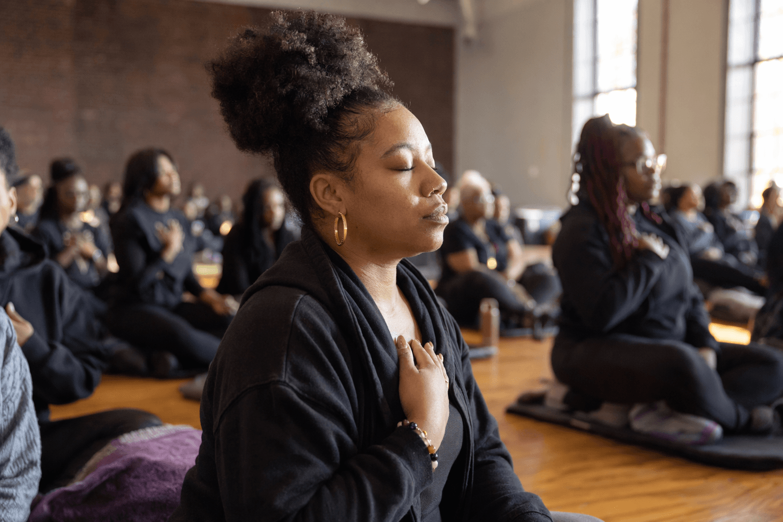 Detroit fair blends meditation, breathwork and therapy for mental health support