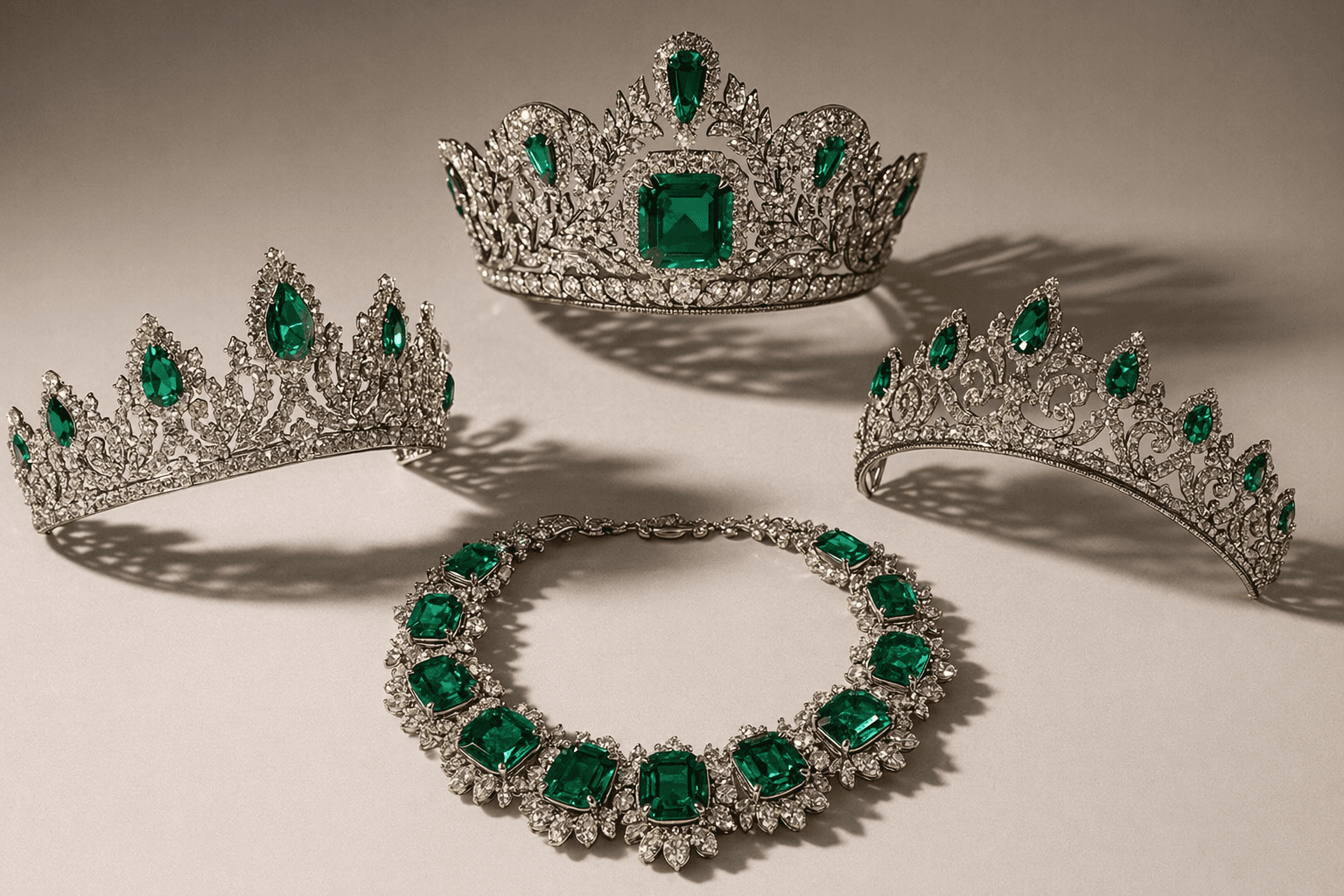 May birthstone emeralds reveal royal tiaras with dynastic histories