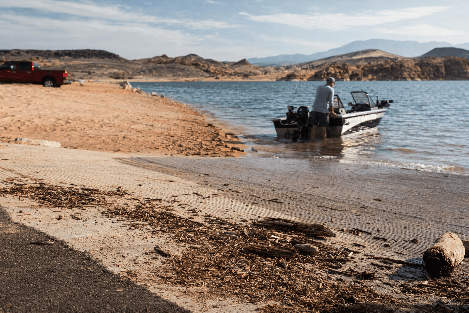 Gunlock State Park adds parking and sand, warns of debris at boat ramp