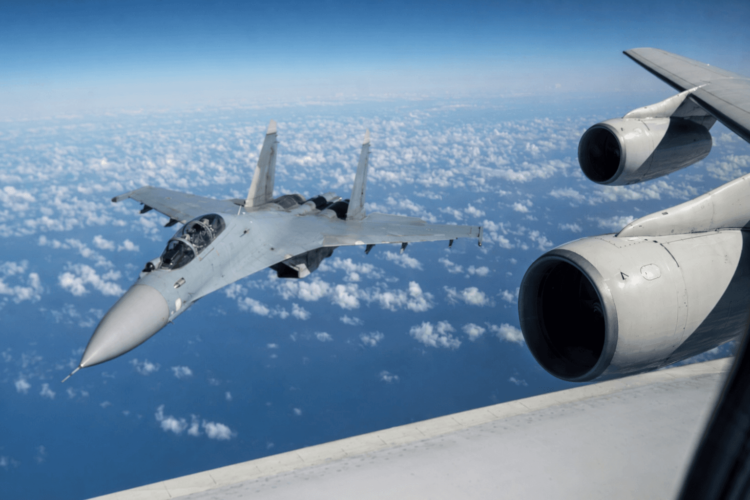 Russian jets dangerously intercept RAF surveillance plane over Black Sea