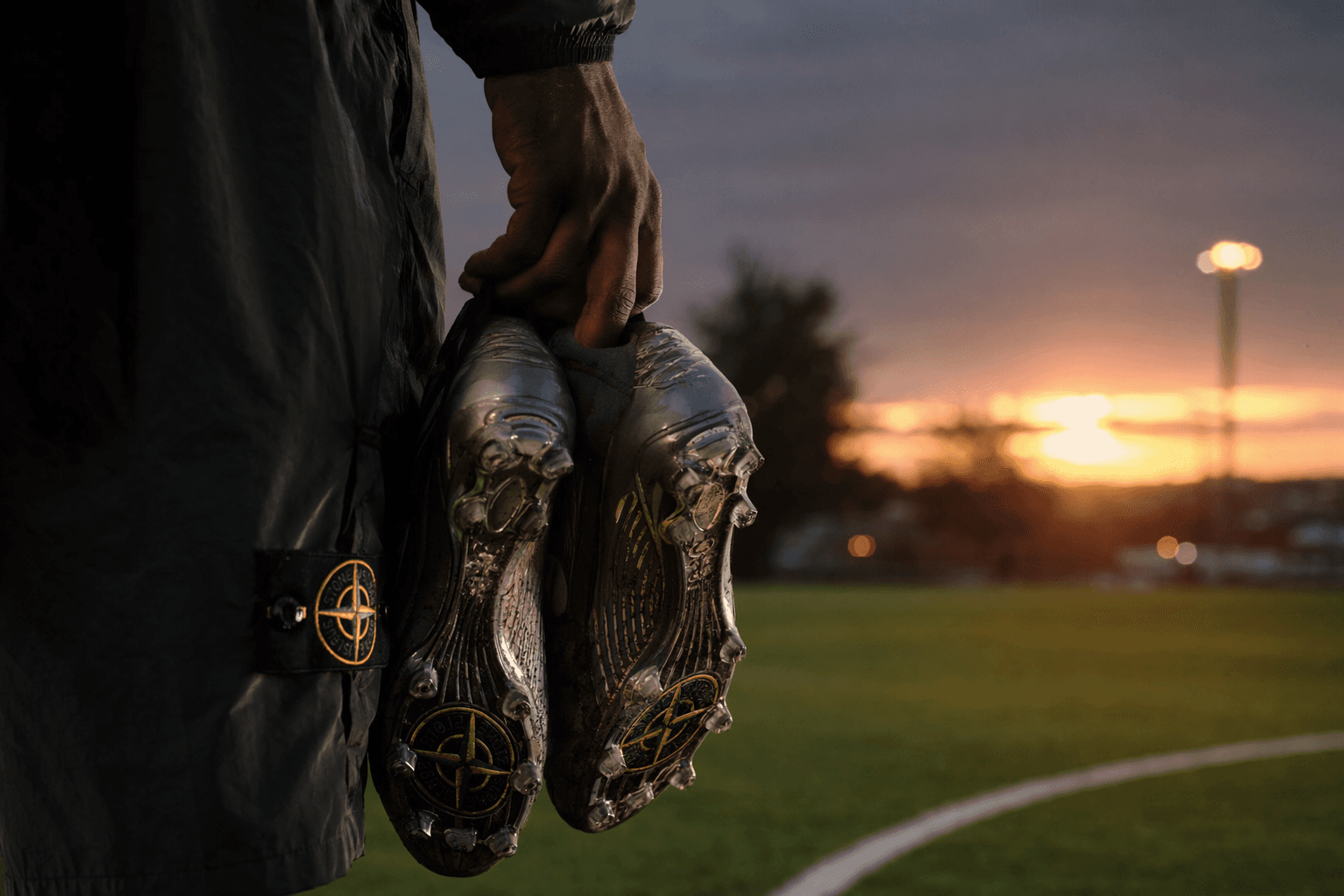Stone Island and New Balance tease soccer-led Summer 2026 capsule