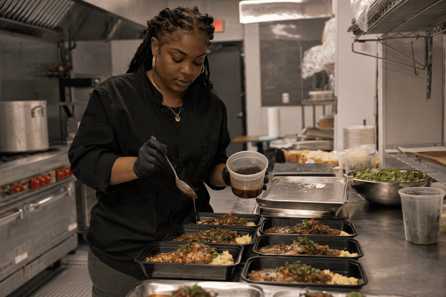 Baltimore caterer raises $30,000, opens first commercial kitchen