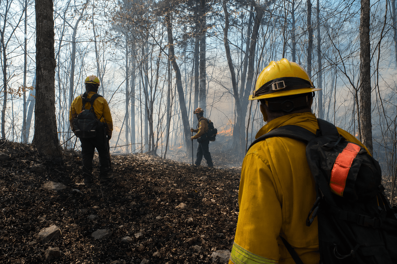 Sunapee crews assist Grantham in 2nd alarm brush fire