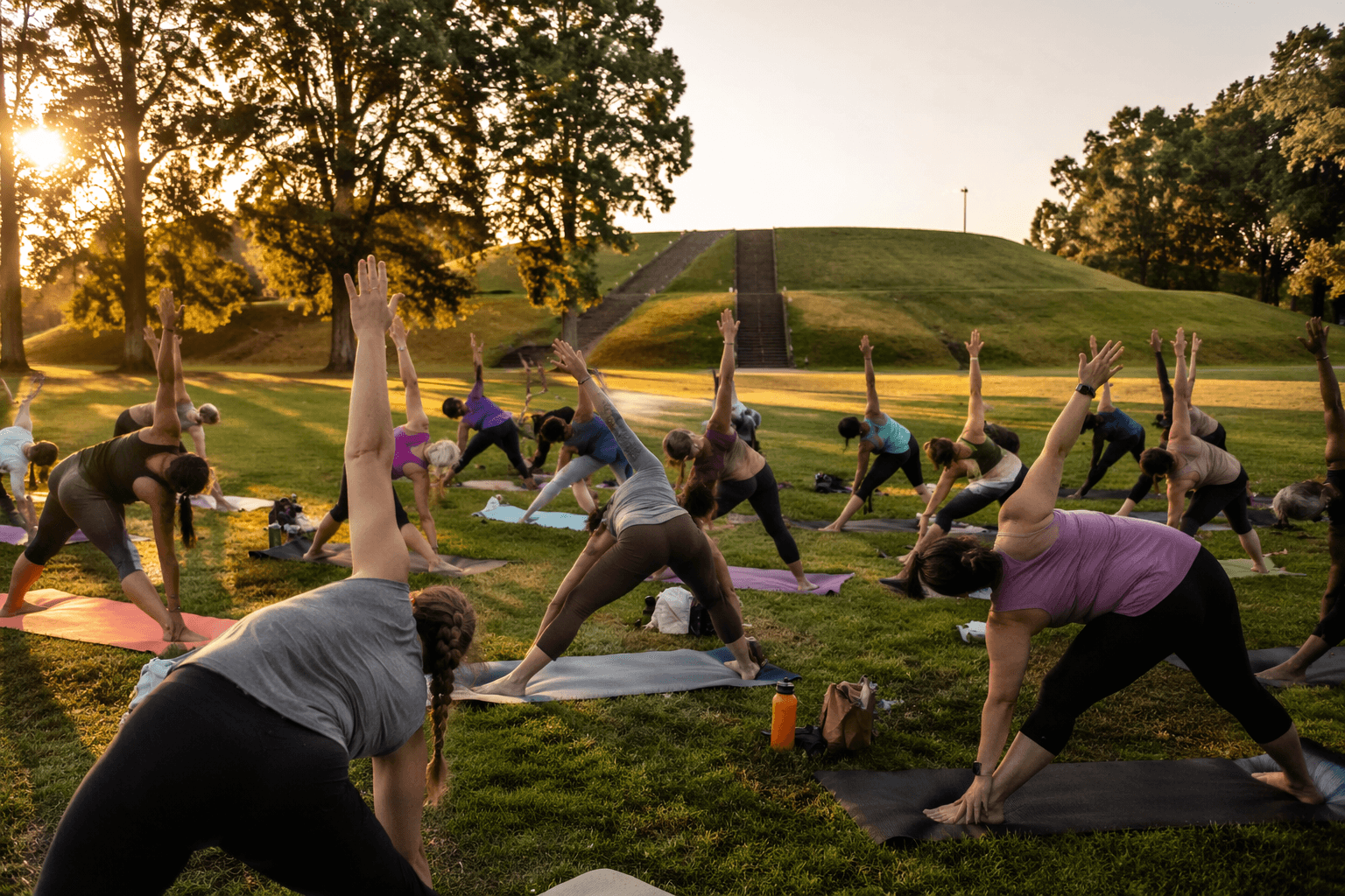 Moundville Archaeological Park adds all-levels yoga on the museum lawn
