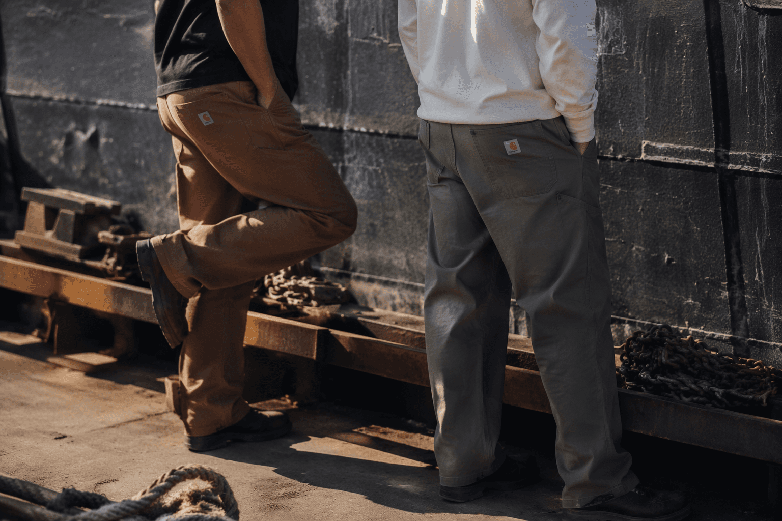 Dickies and Carhartt WIP workwear trousers for summer durability