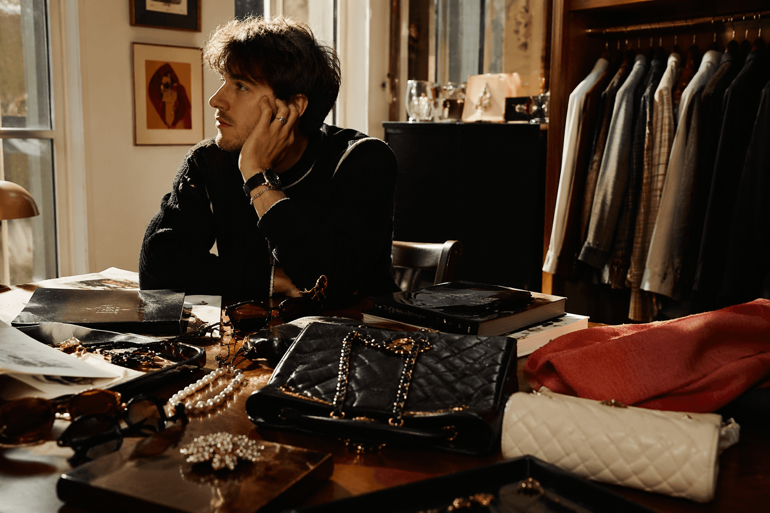 Harry Lambert turns eBay into a styling tool for vintage luxury