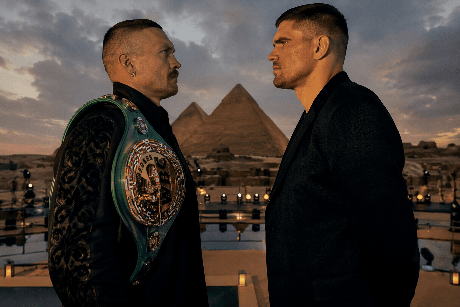 Usyk takes on kickboxing star Verhoeven in title defense in Egypt
