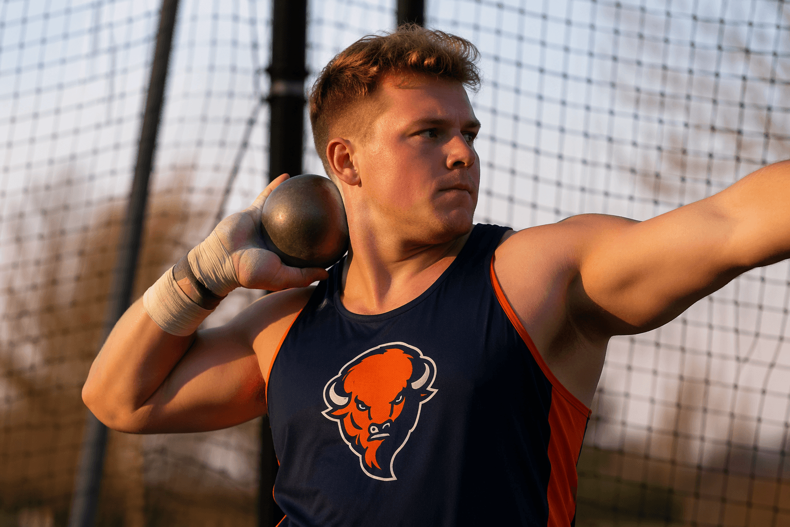 Bucknell senior Wade Shomper qualifies for NCAA East shot put round