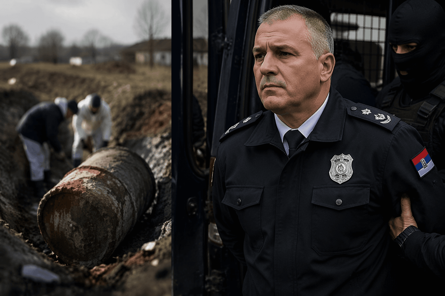 Body found in barrel after Belgrade restaurant shooting, police chief arrested