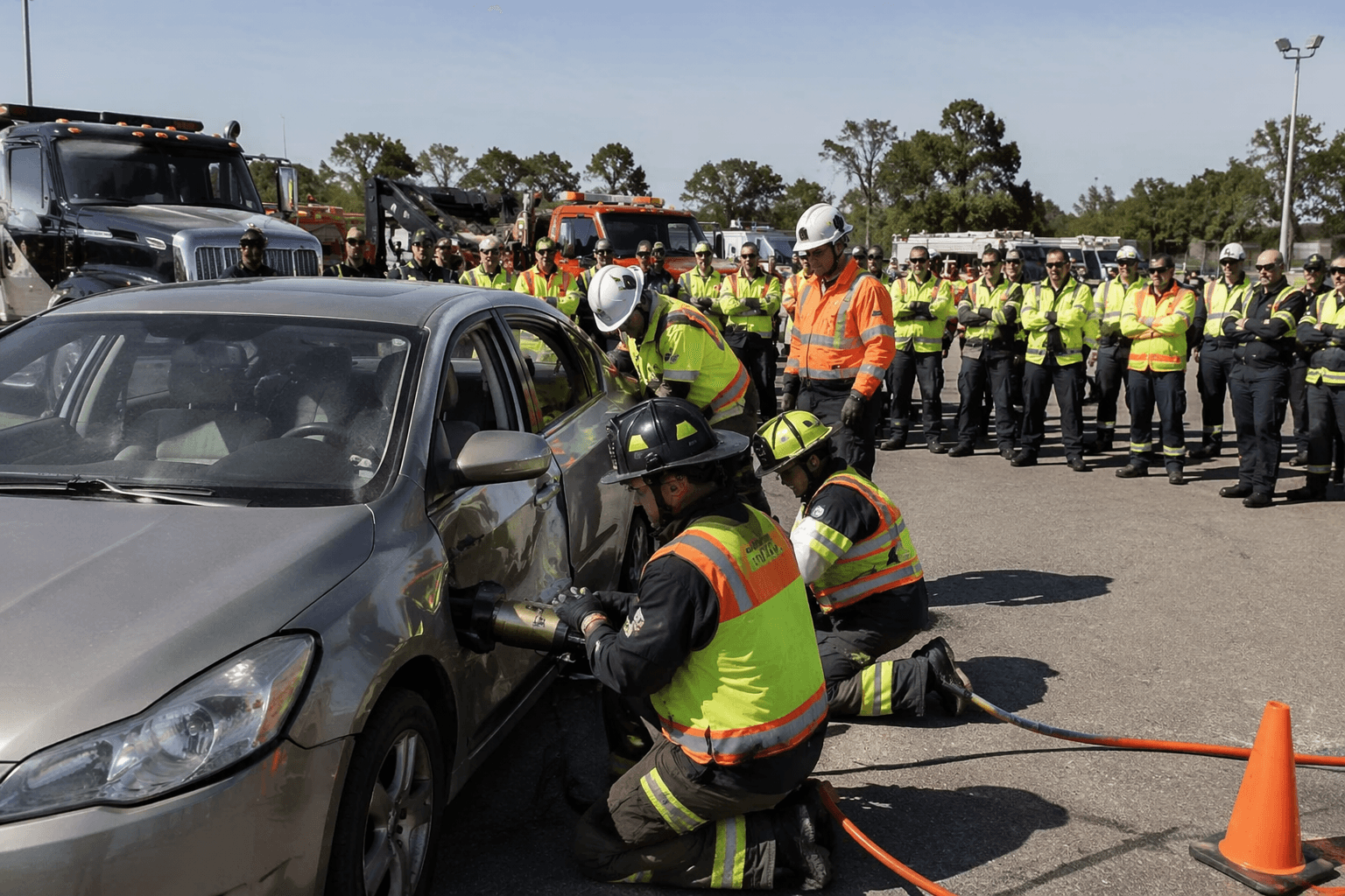 Nearly 200 responders gather in Syracuse for traffic safety training