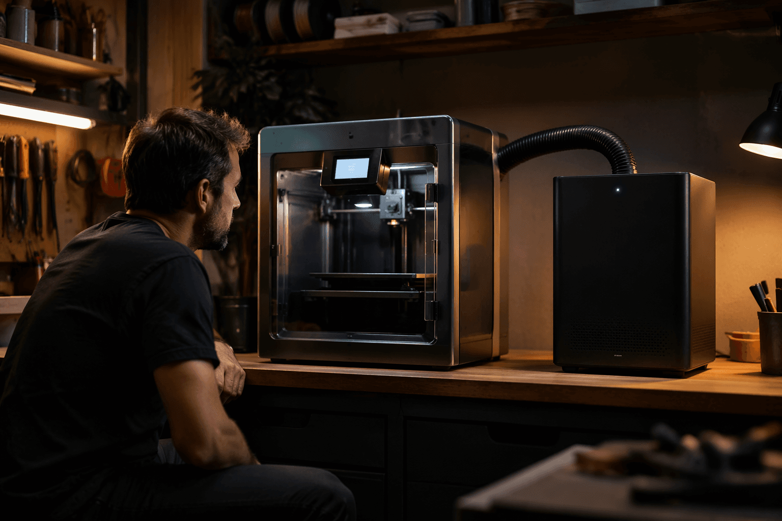 Mintion V1 filter cuts fumes in real-world Bambu Lab testing