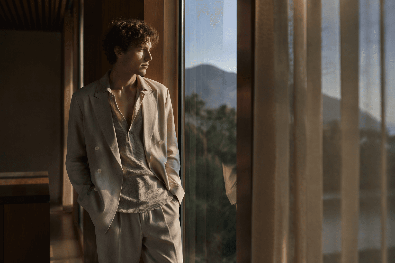 Menswear leans into easy dressing with color, texture and polish
