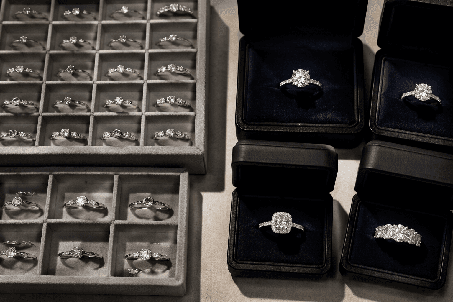 Diamond jewelry demand splits between budget buyers and higher spenders