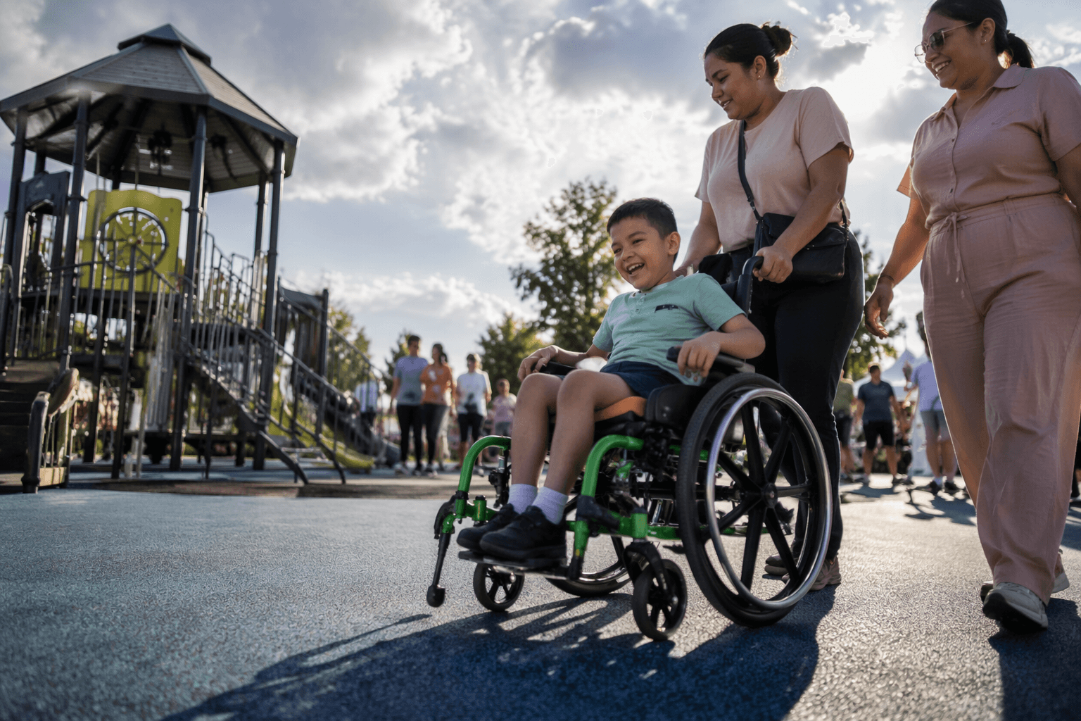 Jamestown celebrates Nickeus Park renovation, opens all-abilities playground