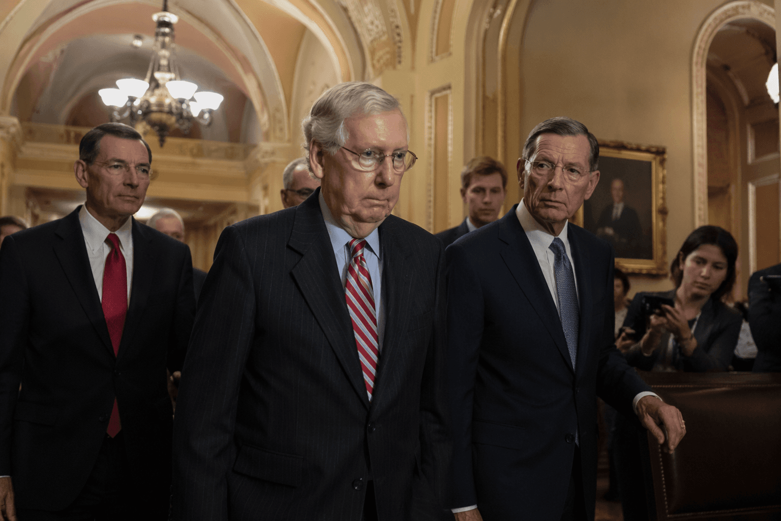 Senate Republicans push back as Trump demands derail key deal