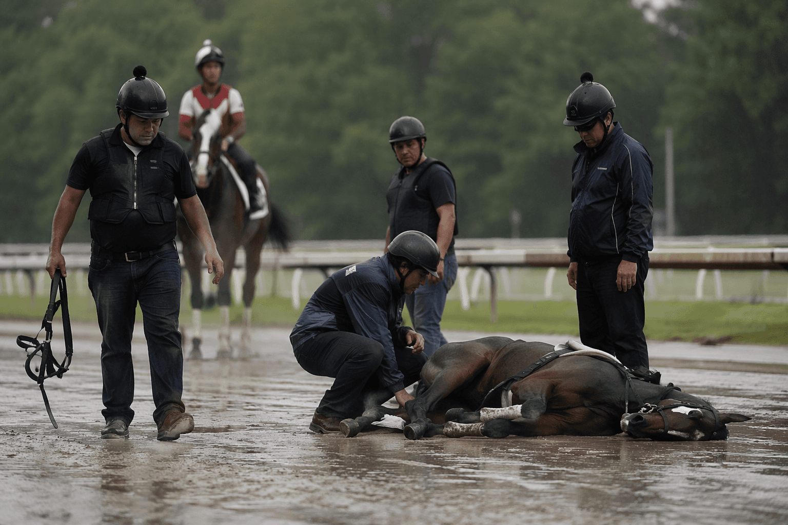 Fatality and spill mar Laurel Park's Black-Eyed Susan card
