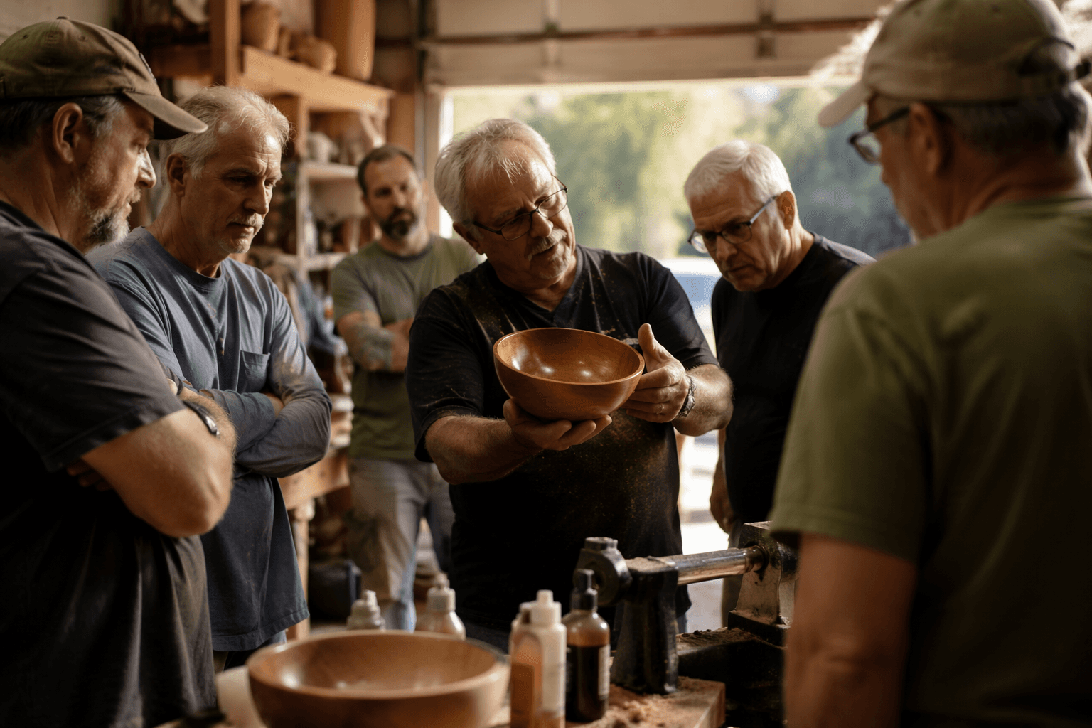 Woodturners debate Tried and True finish coats, buffing, and wax sheen