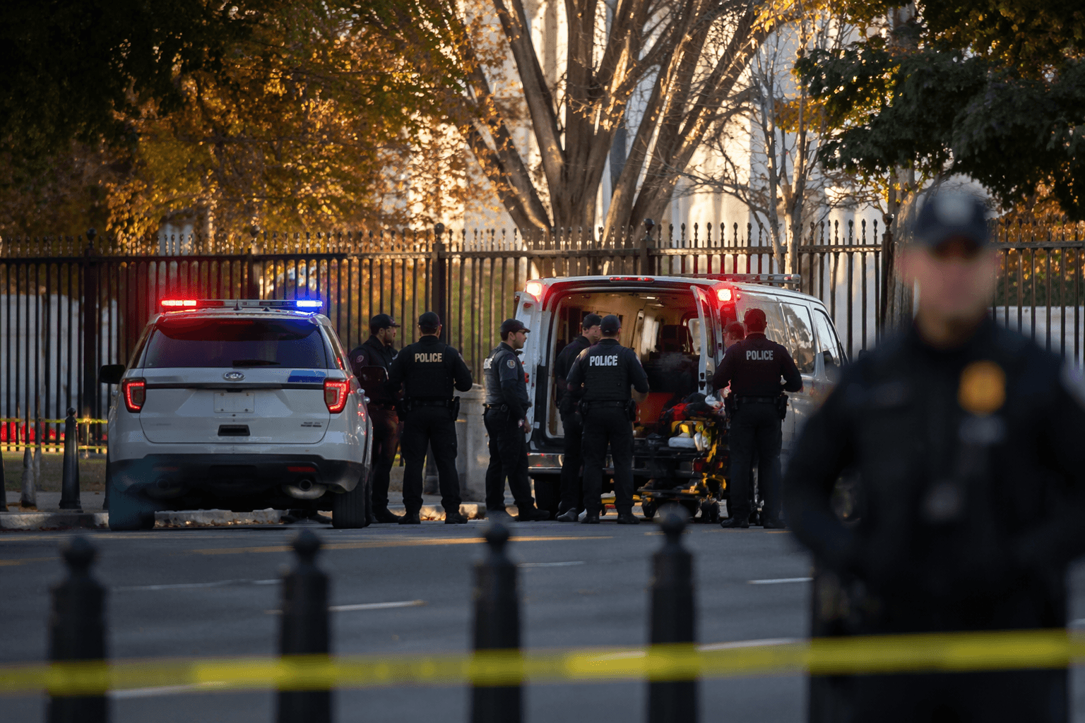 Bystander remains in serious condition after White House checkpoint shooting
