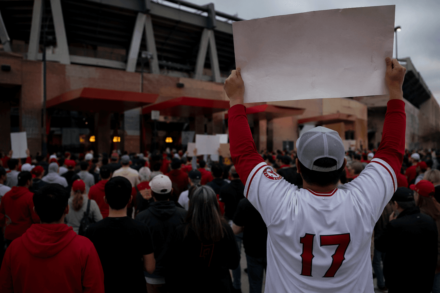 Angels fans stage sell-the-team protests outside Angel Stadium