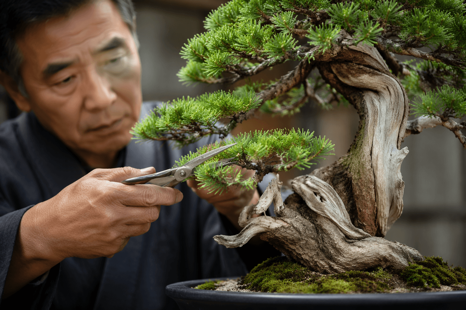 Bonsai turns trees into living art through careful pruning