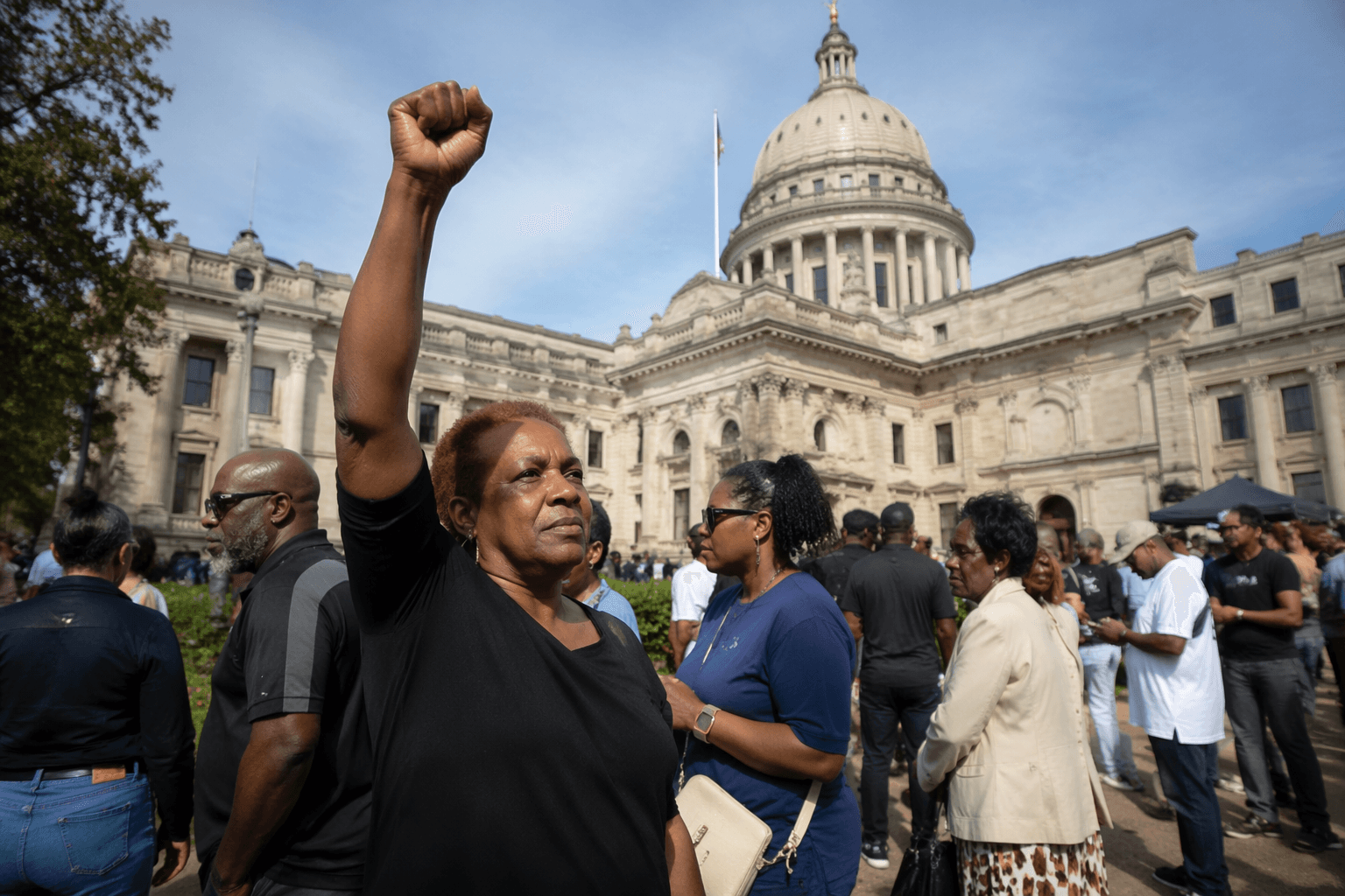 Delta residents travel to Jackson for 2026 redistricting rally