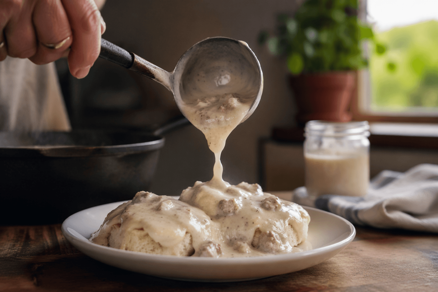 Pantry Mama turns sourdough discard into quick, rich gravy