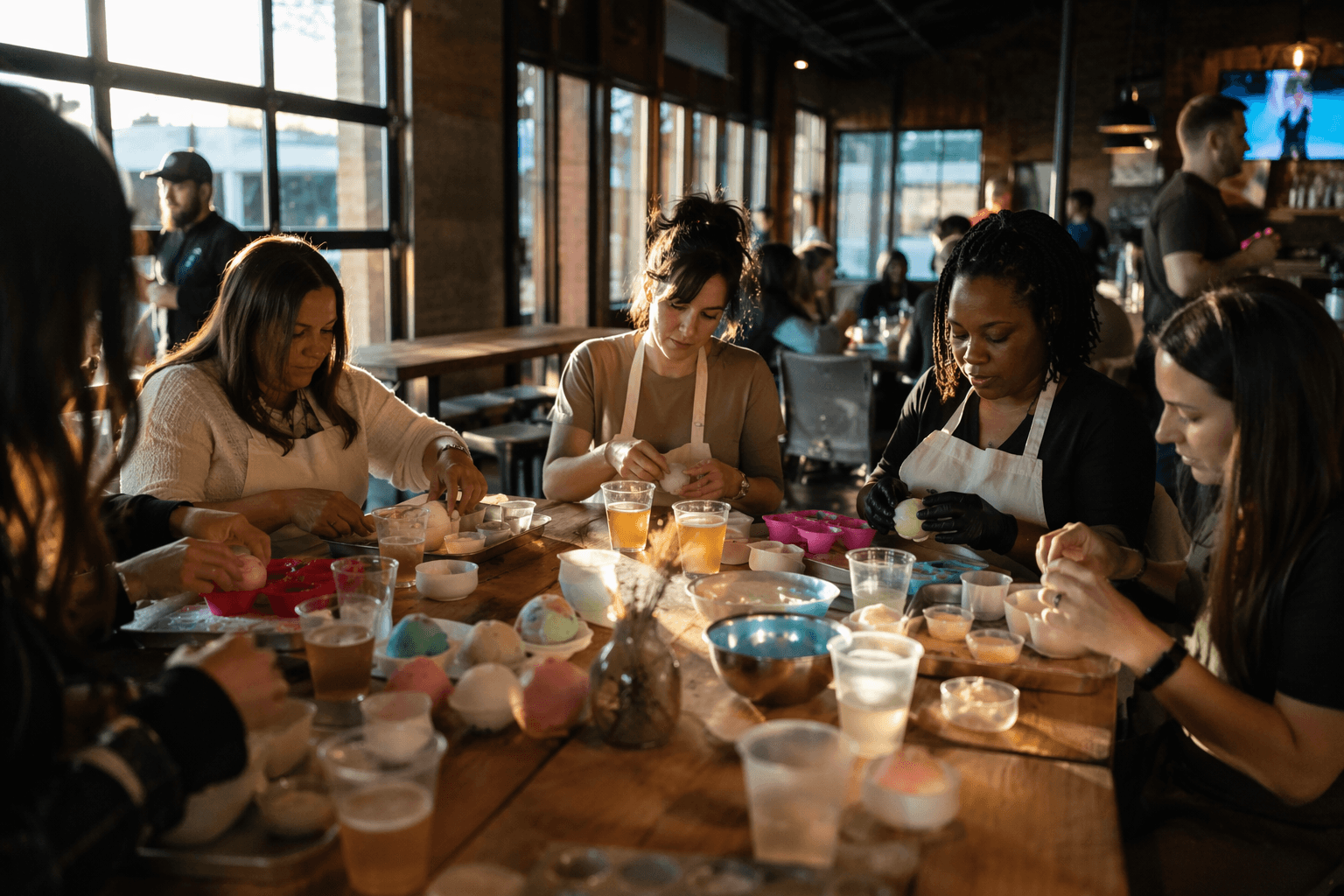 Bath Bombs and Brews blends crafting with brewery socializing