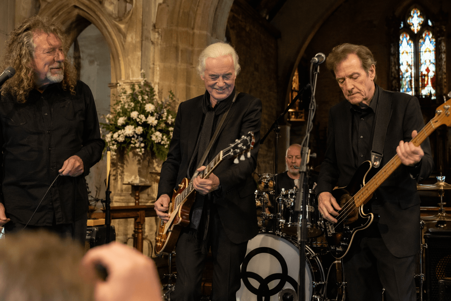 Led Zeppelin reunites at Jason Bonham's wedding in Worcestershire