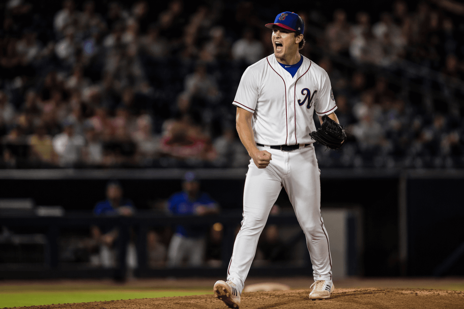 Yoho closes out Sounds’ 5-4 win over Stripers in opener