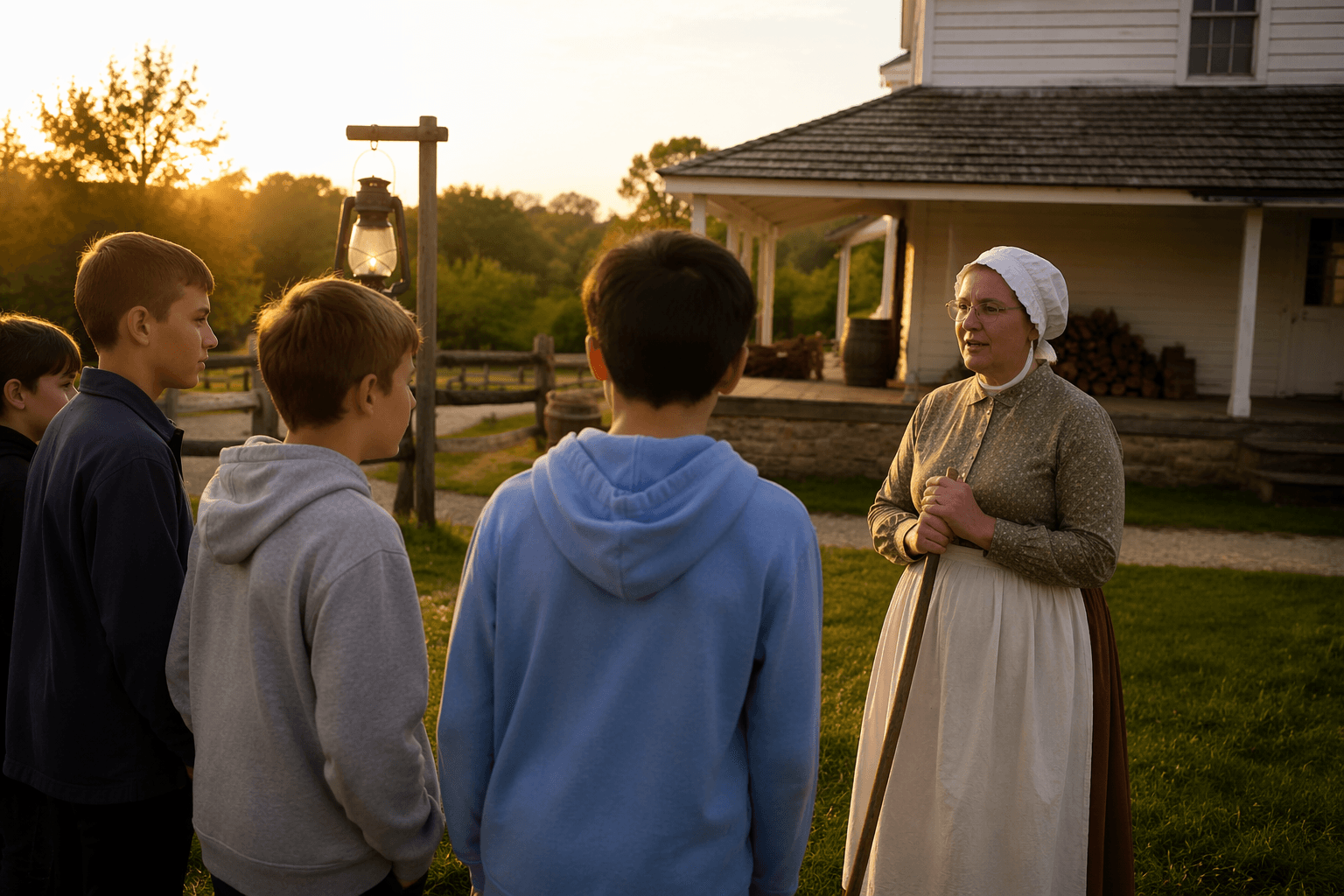 St. Mary’s students explore Iowa history at Living History Farms