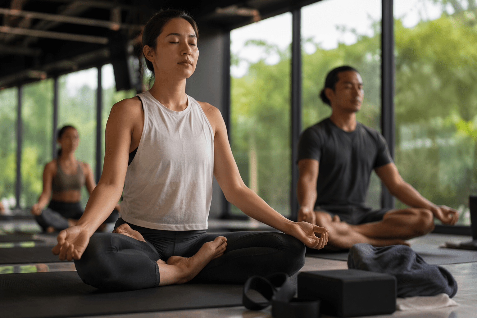 Stanford Research Park adds yoga to weekday wellness lineup