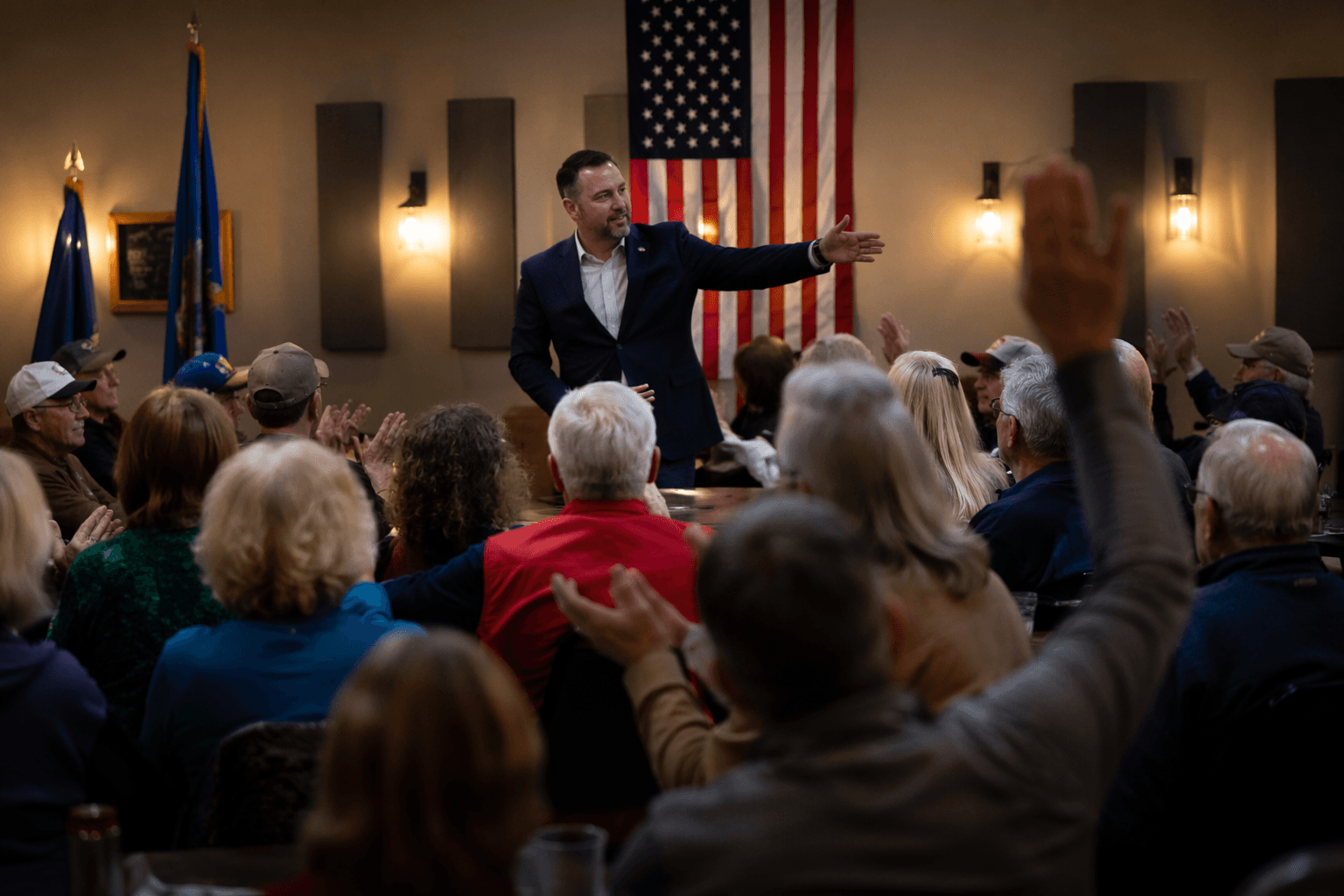 Republican congressional candidate wins warm welcome at Albany County GOP meeting