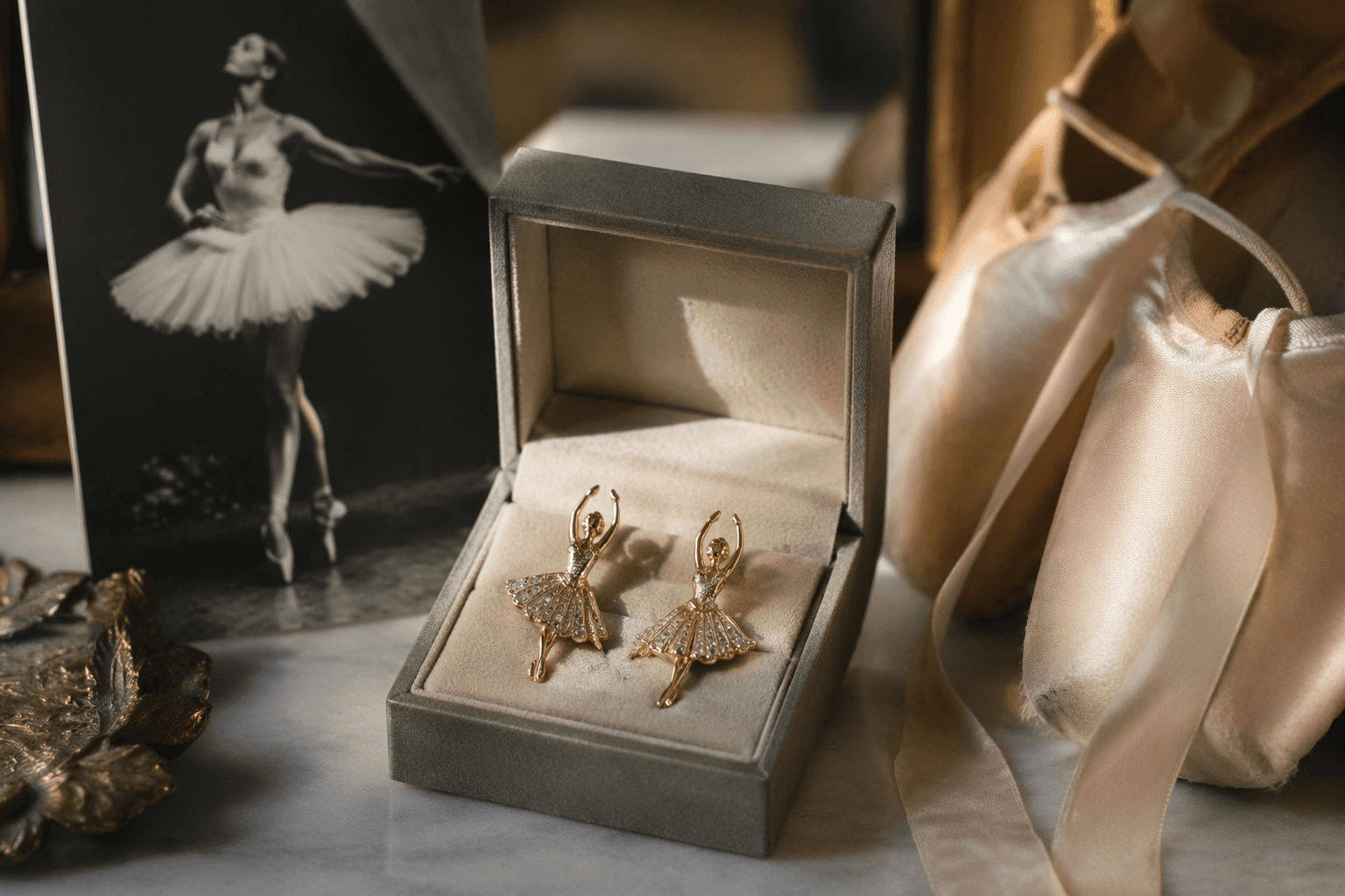 Van Cleef & Arpels' gold ballerina jewels trace a lasting ballet legacy