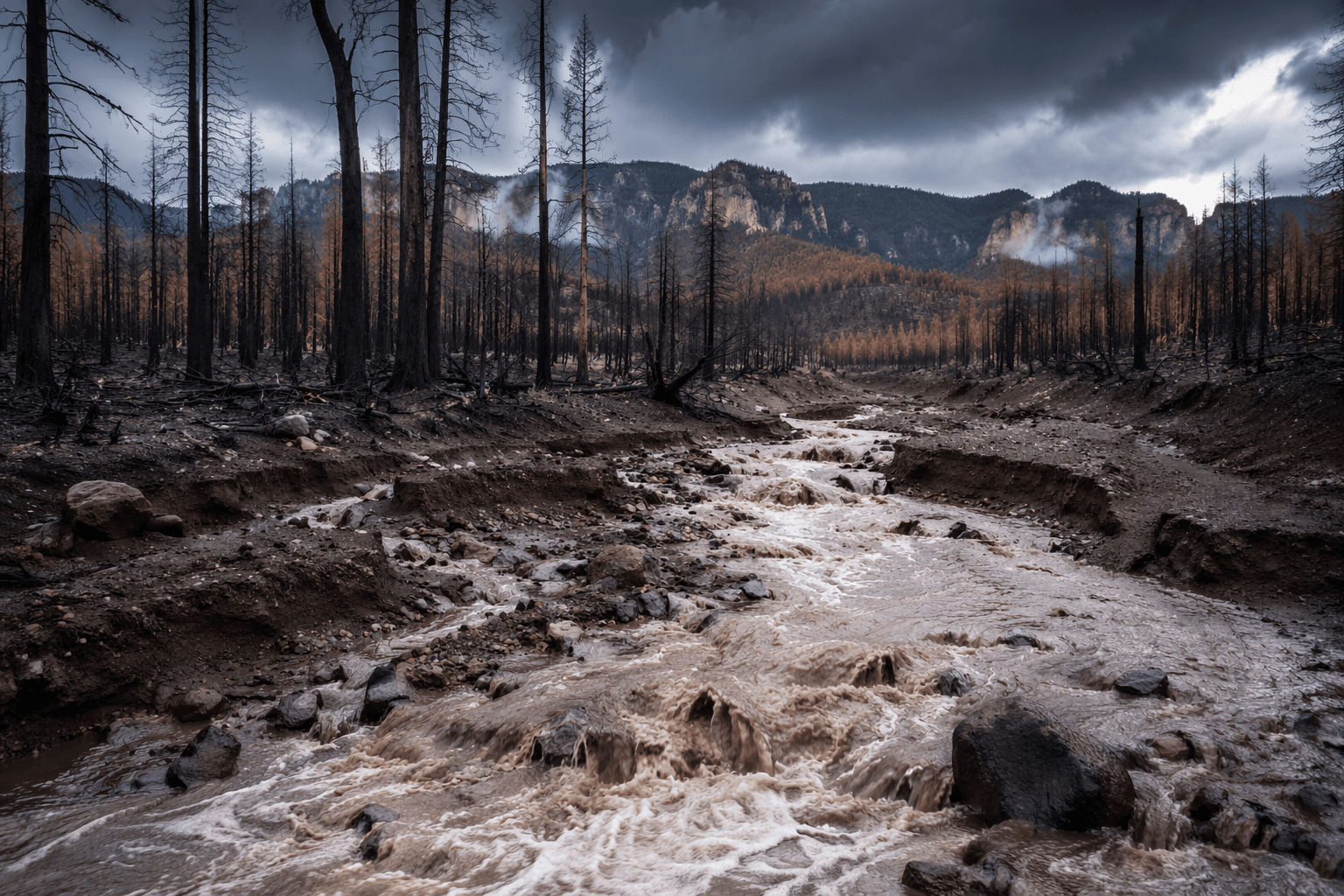 Grand Canyon warns of flash flood risks after North Rim fire