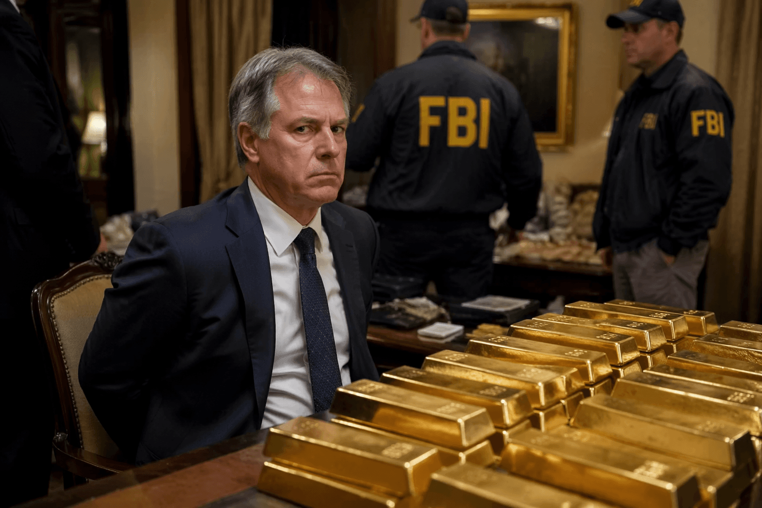 Ex-CIA official arrested after FBI finds $40 million in gold bars