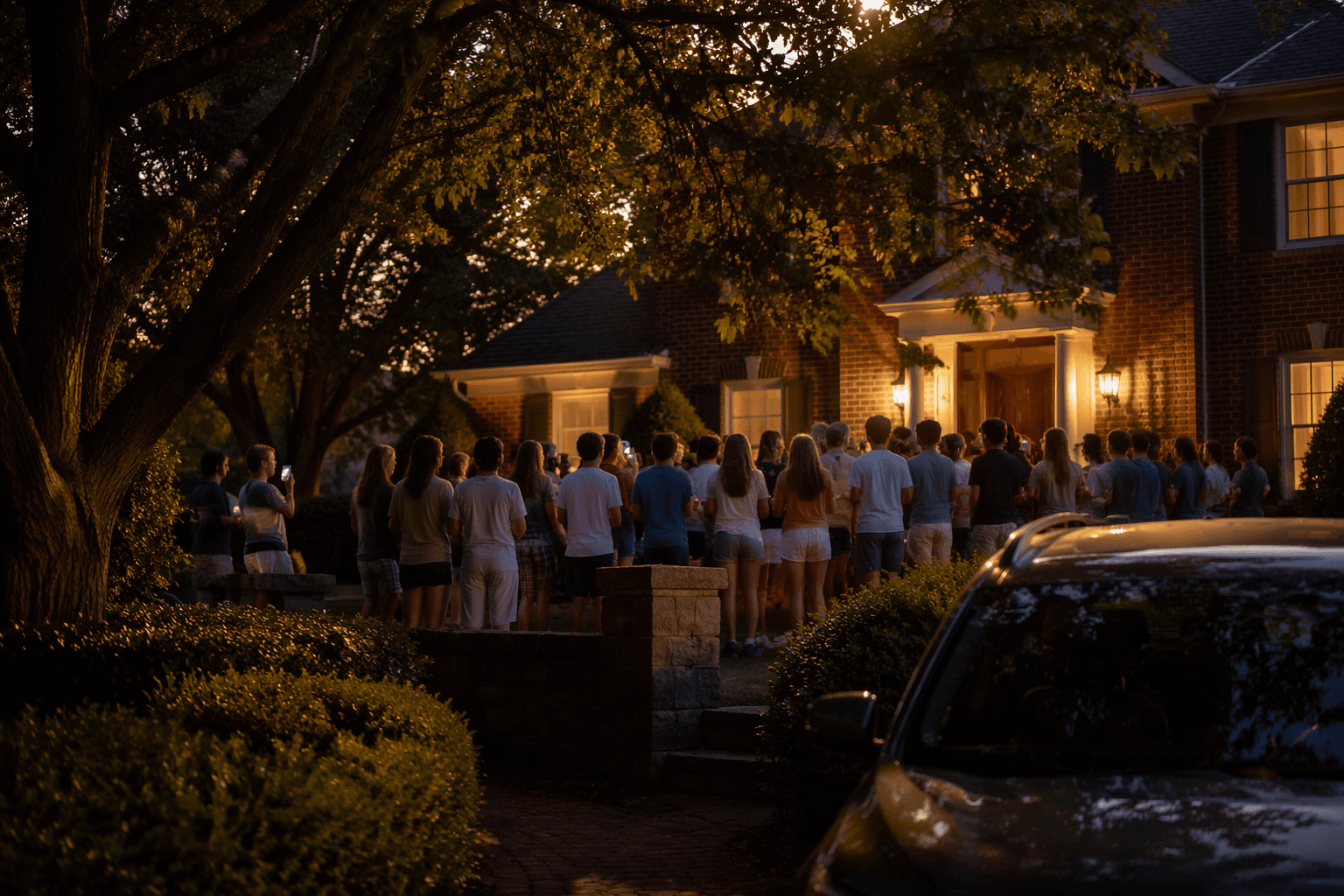 Northwest Guilford seniors wake principal with wholesome dawn prank