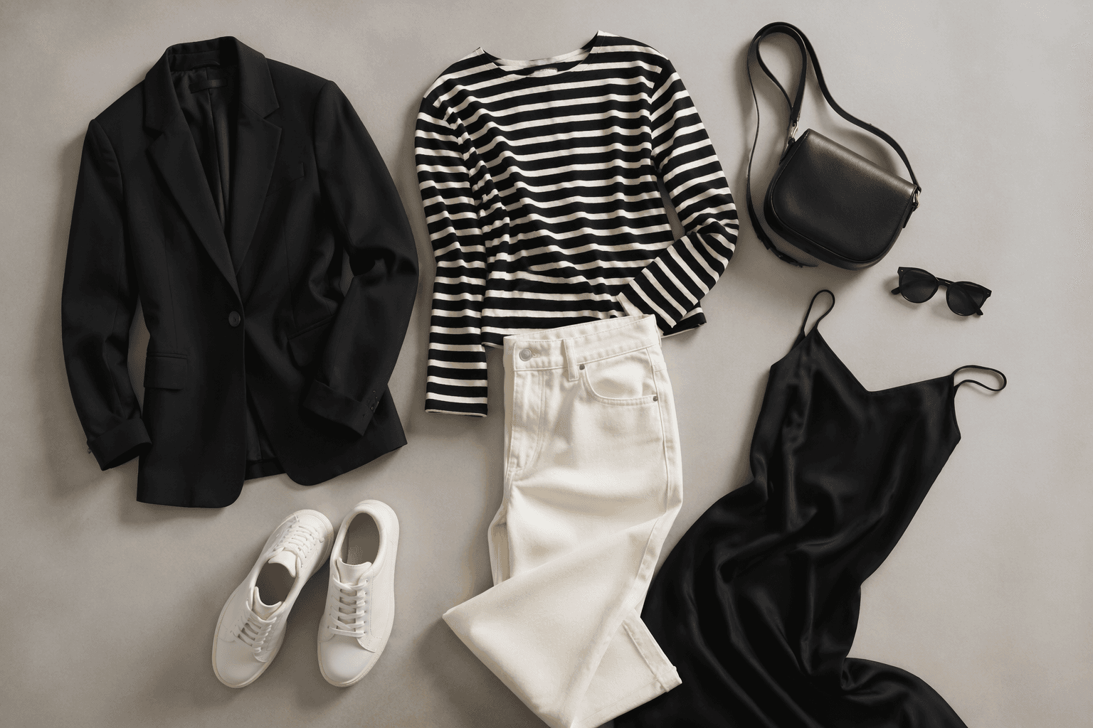 New York City capsule wardrobe pieces for walking and dinner