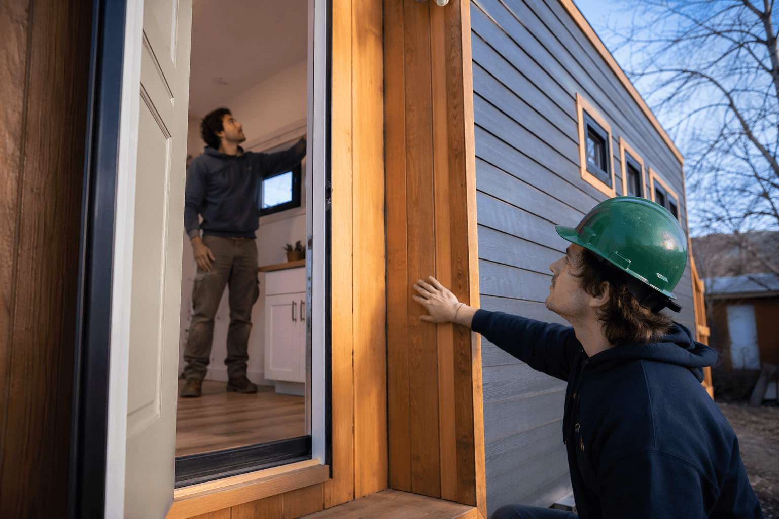 Columbia-Greene students unveil livable tiny home in Hudson, New York