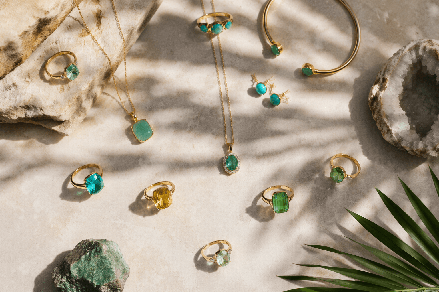 Summer jewelry turns playful with bold stones and colorful glamour